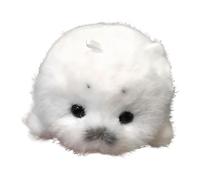 Generisch Llavero de peluche con diseño de foca rellena, suave y realista, diseño de animales marinos, para decoración del hogar, coche, escritorio, regalo para novia