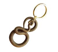 Generisch Llavero de serpiente chino, colgante de bolso de estilo chino, de año 2025, llaveros para mujeres, hombres, accesorios para el bolso, coleccionable, celebración cultural, festivo
