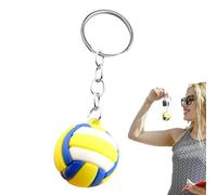 Generisch Llavero deportivo | Llavero de fútbol | Llavero de fútbol con temática deportiva para mochila, bolso, equipaje, Voleibol., Siehe Beschreibung