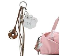 Generisch Llavero eliminador de Pelo de Perro, Llavero con Huella de Gato, Recuerdo Ligero, coleccionista para Recuerdos de la Vida, familias, hogar,