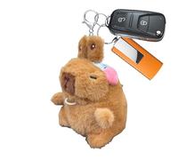 Generisch Llavero Encanto, Lindo Llavero compacto Capybara | Colgante de peluche para llaves y mochila, para hombres, niñas, adolescentes, adolescentes, marido, hijo, Rosa., Siehe Beschreibung