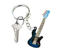 Generisch Llavero Guitarra,Llavero De Metal,Instrumento Musical Llavero,Llavero Colgante Guitarra Música Colgante Para Decoración De Regalo, Guitar 6, Siehe Beschreibung