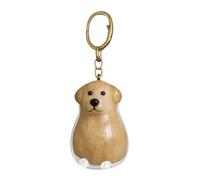 Generisch Llavero para colección de pelo de gato y perro, colgante de piel linda para perros, memoria de piel de mascota, llavero de colección de mascotas, M, Plástico, No es una piedra preciosa