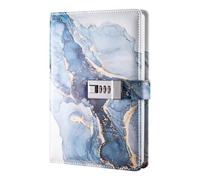 Generisch Lock Diary - Diario portátil, elegante, multifuncional, con cerradura de alta calidad, con tapa de piel sintética, especificaciones de atributos, práctico personal