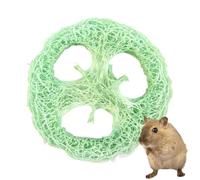 Generisch Loofah Juguete masticable para conejos, barras para roer para animales pequeños, jerbos, juguetes para el cuidado , para propietarios de mascotas, entrenadores, refugios, jaula de