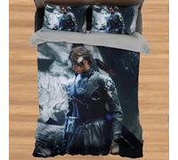 Generisch Lost Soul Aside Ropa de cama de 135 x 200 cm, microfibra, funda nórdica de 135 x 200 cm y 2 fundas de almohada de 80 x 80 cm, para fanáticos de los juegos, regalos, decoración para