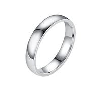 Generisch Luchando Luchando Y Rumbando Anillo De Pareja De Acero Anillos De Cristo (E, Talla Única)