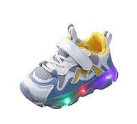Generisch Luminous Light llevó zapatos bebé correr deportes malla bebé bebé niño bebé, gris, 5.5 Years