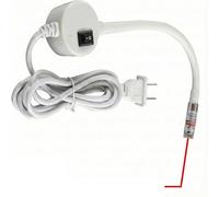 Generisch Luz magnética de posicionamiento para máquina de coser, 360 grados, rotativa de punto de cruz, punto recto, punto de cruz (enchufe recto)