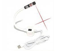 Generisch Luz magnética de posicionamiento para máquina de coser, rotación de 360 grados, punto de cruz, punto de cruz, color rojo