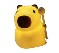 Generisch Luz nocturna para niños | 12 x 10 cm Capybara Cartoon Desk Lights,Sensory Toy Novelty Relajante Fun Lighting Sleeping Light Indoor Animal Statue,for Study Room, Peaceful Nights