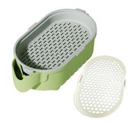 Generisch Maceta hidropónica para gatos de habitación, solución de riego sin tierra, para la cría sencilla de hierba fresca para gatos en el balcón o en el jardín (verde, 16,4 x 8,8 x 5,1 cm)