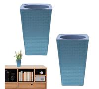 Generisch Macetas de riego automático | 2 macetas de cactus, macetas para exteriores, para casa, viajes, apartamentos, balcones, terrazas, cocina, principiantes, estudio, salón, dormitorio