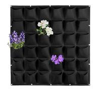 Generisch Macetero vertical de pared | bolsa de cultivo colgante | 36 compartimentos bolsa de fieltro para pared para fresas, tomates y jardinería que ahorra espacio