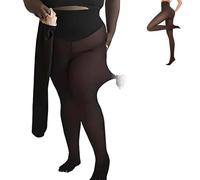 Generisch Magic Bare-leg Look Fleece Lined Tights - Mallas térmicas para mujer, con forro de invierno, medias de cintura alta, M-L