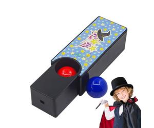 Generisch Magic Trick Box - Kids Magic Toy, Changeable Ball Gimmick | 4 x 9,5 x 3 cm ABS Props Set, Mentalism Turn Red to Blue Ball, Portable Stage Illusion Tool for Children Performance Fun