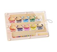 Generisch Magnetic Color and Number Maze - Basswood Plywood Acrylic | Magnetic Color Sorting and Number Maze Board | Colour Sorting for Fine Motor Skills Educational Kids