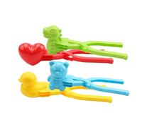 Generisch Maker 4 Pack - ABS 19-20 cm | Snowball Makers Clips Toys Balsl Make Clip | para juegos de nieve al aire libre Reusable Suitable for Adults and Children Winter Play Daily Use