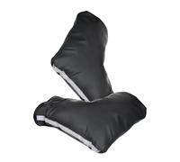 Generisch Manchons De Guidon Moto 35 x 28 x 5 cm, 350 g, Protège-Poignées Thermiques Vélo Et Scooter, Cuir Et Velours, Hiver Froid, Tout Terrain, Ruta, Cyclisme Quotidien