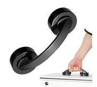 Generisch Mango de | Tirador de puerta de, ayuda a empujar y tirar, fuerte soporte al vacío, sin agujeros, barra de pared, para cocina, espejo, armario, frigorífico, baño