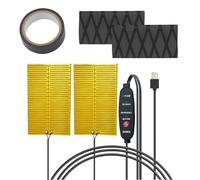 Generisch Manopole Riscaldanti Elettriche Per Moto - 310 g, Protezione Manubrio Inteligente | Con Controllo Temperatura, Ideali Per ATV, Scooter, Mountain Bike E USO Invernale Su Strade Ghiacciate