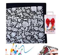 Generisch Manta de pintura para manualidades, suave, lavable, acogedora decoración, proyecto artístico, para dibujar, para cumpleaños, casa, dormitorio, actividad familiar, vacaciones