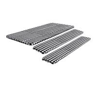 Generisch Mantel de picnic - Mantel elástico impermeable reutilizable - Mantel de picnic y bancos | para barbacoa, pintura, camping, reunión al aire libre, comida, , parque, glamping, mercado