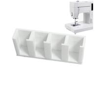 Generisch Máquina de coser prensadora para pies - Soporte de pared para estudio en casa, soporte de organización de alta capacidad con 14 ranuras de acceso rápido para banco de trabajo, principiantes