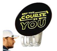 Generisch Marcador de pelota de golf con clip magnético, accesorio de golf portátil, pequeño clip para gorras de golf, marcas ligeras para golfistas, instrumento práctico para amantes del golf y