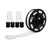 Generisch Marcadores de límites de bádminton Court, 240 x 528 pulgadas, líneas versátiles para bádminton, tenis, baloncesto y voleibol | Accesorios de marcado para niños y entrenamiento