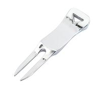Generisch Marcadores de posición de pelota de golf, 1,5 x 7 cm, accesorios de golf | Aluminum Alloy Turf Restoration Tool Ball Fork, Multifunctional Gollf Position Marker Antirust for Gollf Course