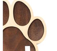 Generisch - Marco de recuerdo de madera con forma de huella de perro, marco de fotos con forma de huella de madera, para compasión, tristeza, muerte, hogar, tumba, cachorro, pérdida, gatito