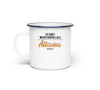Generisch Más importante que Altcoins Wallet Criptomoneda - Taza de esmalte -Talla única-Blanco