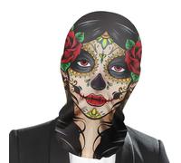 Generisch Máscara de terror de Halloween, máscara espeluznante de Halloween, máscara de malla terrorífica y divertida | Máscara de malla espeluznante, realista, transpirable, para cosplay, Halloween