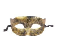 Generisch Máscara veneciana para hombre y mujer, elegante, vintage, máscaras de carnaval para vestido de noche y baile, media máscara facial para cosplay, fiesta temática