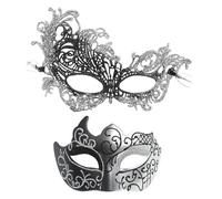 Generisch Máscara Veneciana Unisex Clásica Mascarada Vintage Mascarillas Noción Fiesta Mascarilla Fiesta Mascarilla para Pareja Masculino Femenino