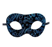 Generisch Mascarade Homme Vénitien PVC Léger - Demi Visage 17,5 cm | Accesorio Carnaval Bal Masqué Halloween Fête Déguisement Élégant Soirée Thème Festival Costume