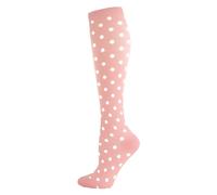 Generisch Medias de apoyo para mujer, deportivas largas, medias de compresión, suaves, lisas, informales, transpirables, hasta la rodilla, para deportes, correr, viajes en avión, ciclismo