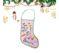 Generisch Medias de Cristo Decoración de Malla - Calcetines de Navidad Bolsa de dulces | Bolsa fija para actividades en el interior de la casa fiesta reunión Snacks Festival