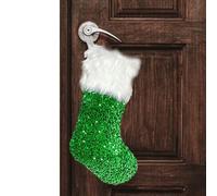 Generisch Medias de Navidad | Decoración navideña con Lentejuelas y Purpurina | de Calcetines de Fiesta, para Adultos, niños, Familia, Mujeres, Chimenea, Sims árbol, Regalo de Fiesta