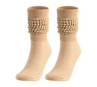 Generisch Medias hasta la pantorrilla Calcetines tradicionales Calcetines de moda y versátiles Calcetines para hombres y mujeres en el mismo estilo Medias de barniz, dorado, Talla única