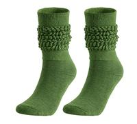 Generisch Medias hasta la pantorrilla Calcetines tradicionales Calcetines de moda y versátiles Calcetines para hombres y mujeres en el mismo estilo Medias de barniz, verde, Talla única