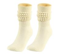 Generisch Medias hasta la pantorrilla Calcetines tradicionales Calcetines de moda y versátiles Calcetines para hombres y mujeres en el mismo estilo Medias de barniz, beige, Talla única