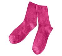 Generisch Medias japonesas transparentes de verano con hilo brillante, delgadas, transpirables, medias, para uso diario, Rosa intenso., talla única