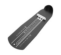 Generisch Medidor de tamaño de zapatos con tabla de conversión, medición de longitud de pie para niños y adultos, medidor de talla de EE. UU., escala clara, guía de tallas de zapatos para familia