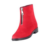 Generisch Medikus - Zapatos cortos para mujer, para mujer, para el tobillo y el jardín, de goma, con comodidad, para primavera, elegantes, rojo, 38 EU