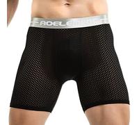 Generisch Men 's Out Running Tight Pantalones Transpirables Cómodos -Calzoncillos Glúteos Movement Pantalones Ropa Interior, Negro , XXL