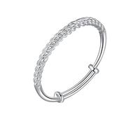 Generisch - Mensaje apilable para pareja y junco natural, joyas de cuerda para cumpleaños, ideal para tu pulsera amada, joyas y anillos de muñeca, talla única, Metal
