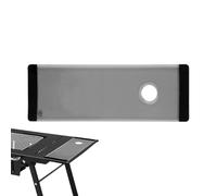 Generisch Mesa de camping modular, mesa de comedor de camping gris endurecido, ligero equipo de piezas de extensión para alimentos, cocina, jardín, evento, excursiones al aire libre, picnic