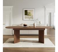 Generisch Mesa de comedor extensible nogal 140/180 x 90 cm para 6-8 personas